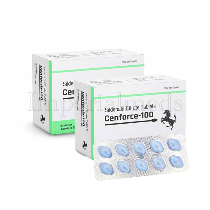 Cenforce 100mg Sildenafil Citrate tablet box front view