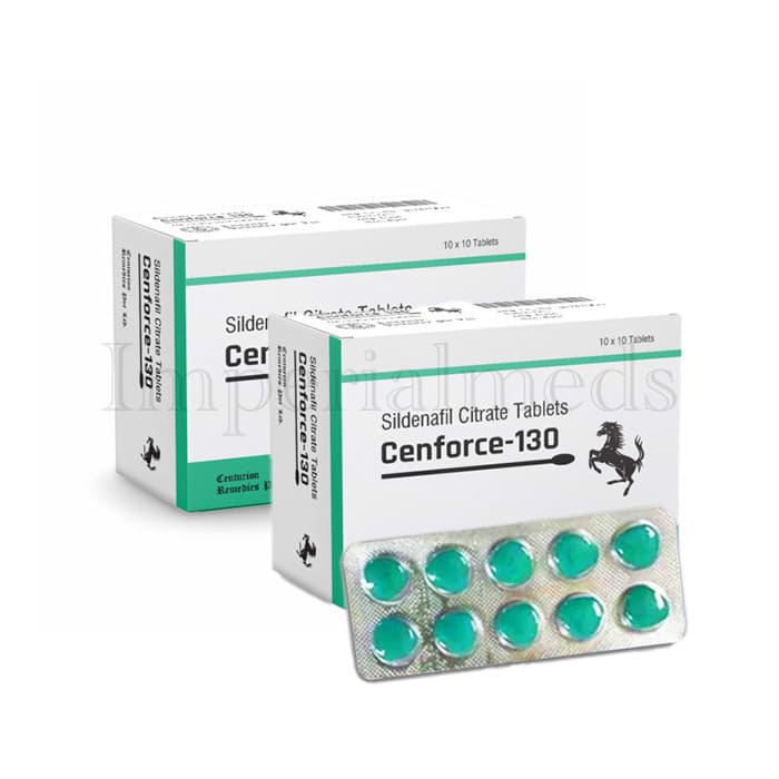 Cenforce 130mg Sildenafil Citrate tablet box front view