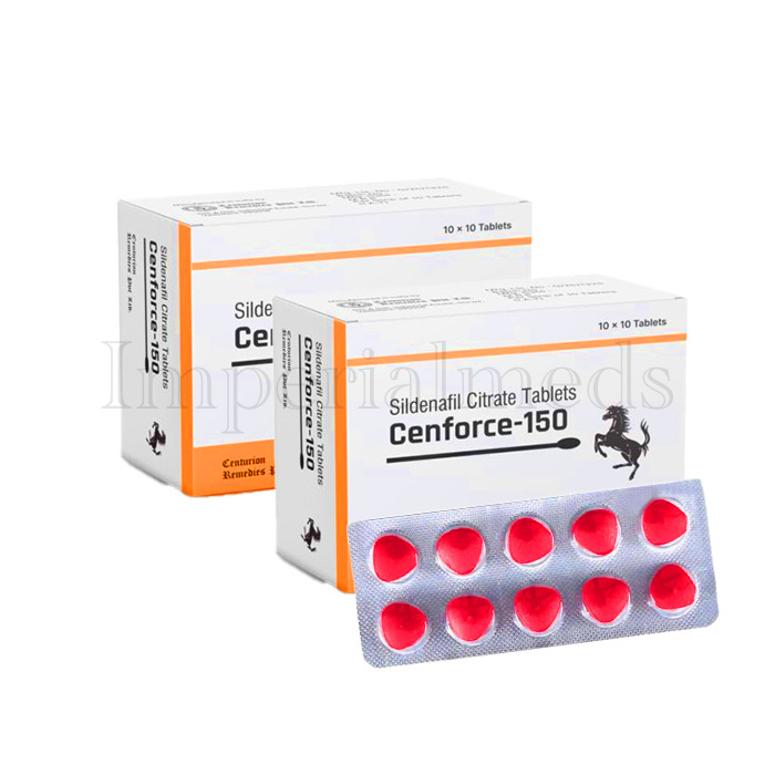 Cenforce 150mg Sildenafil Citrate tablet box front view