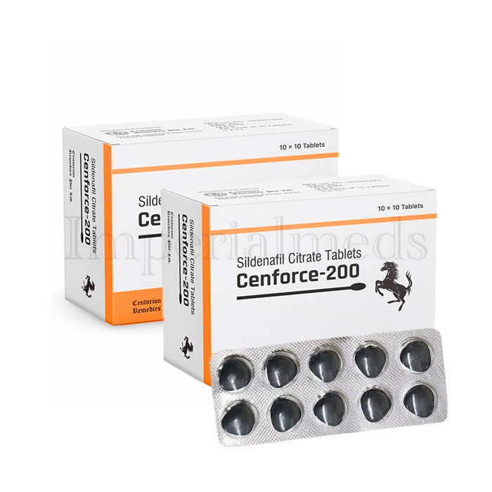Cenforce 200mg Sildenafil tablet box front view