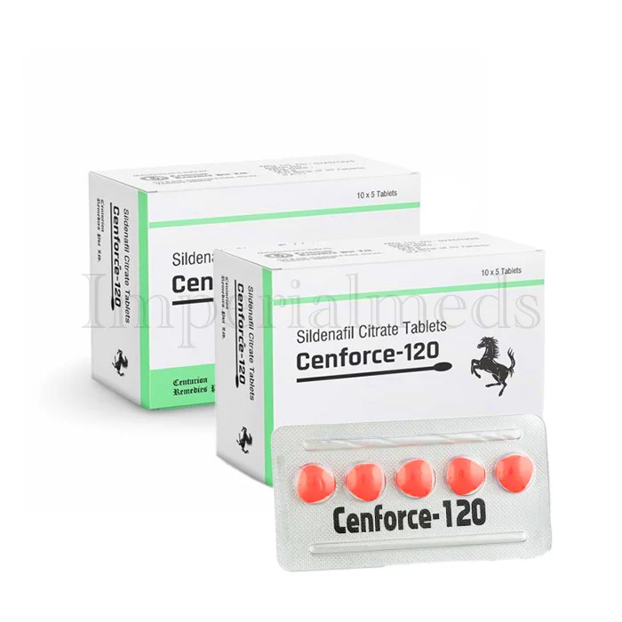 Cenforce 120 mg sildenafil citrate oral tablet for erectile dysfunction treatment