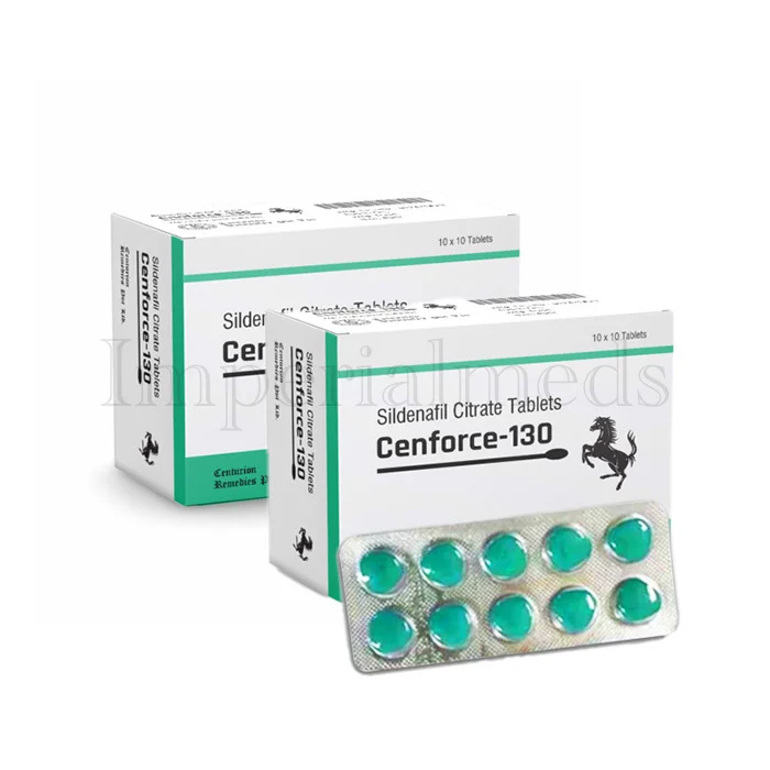 Cenforce 130 mg sildenafil citrate oral tablet for severe erectile dysfunction management