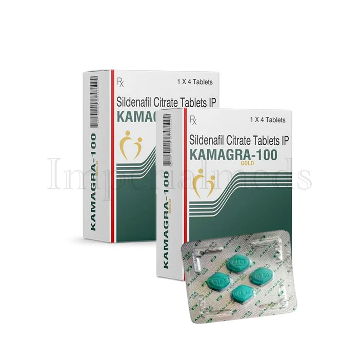 Kamagra Gold 100 mg sildenafil pills for effective erectile dysfunction treatment