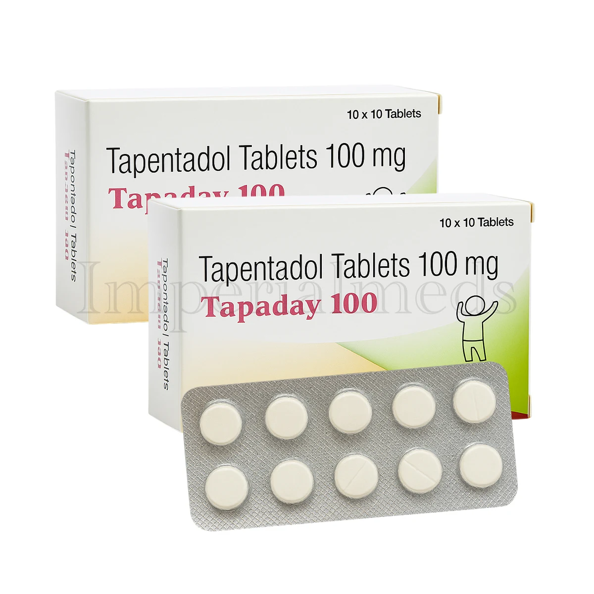 Tapaday 100 Tapentadol Tablets Prescription Analgesic for Moderate to Severe Acute Pain Relief