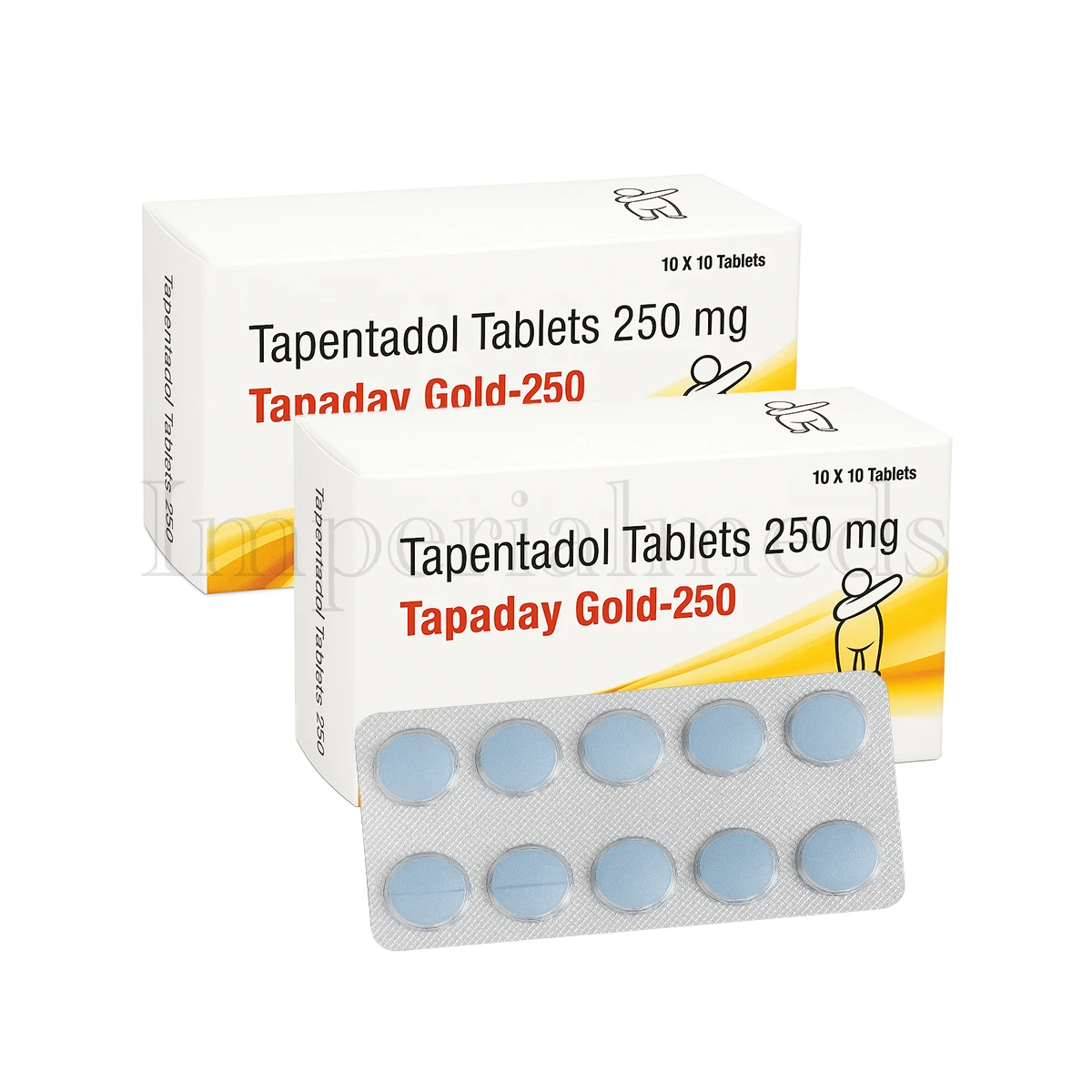 Tapaday Gold 250 Tablets Combination of Tapentadol and Tramadol for Severe Pain Relief Under Medical Supervision